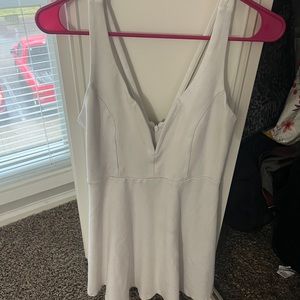 White Lulu’s skater dress